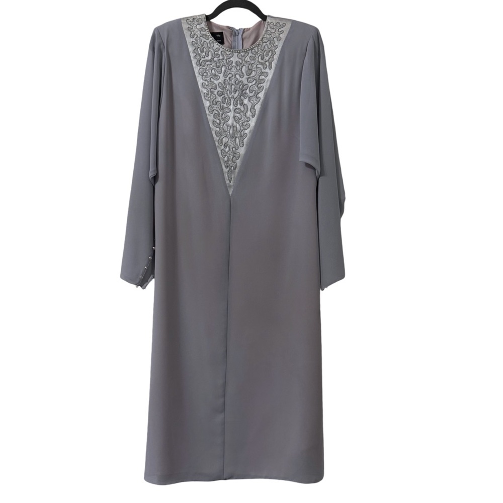 URSULA of Switzerland Formal Cocktail Dress‎ Sz 9/10 Mother Of Bride Embellished